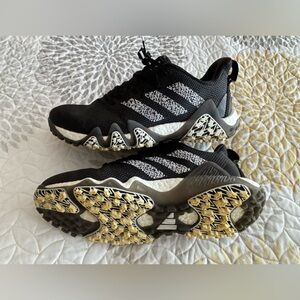 adidas CodeChaos 22 Mens Size 9 Golf Shoes Black White Spikeless Waterproof